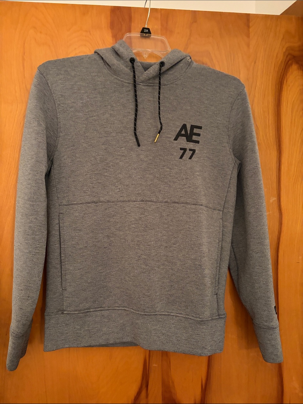 American Eagle Outfitters Gray AE 77 Pullover Hoodie